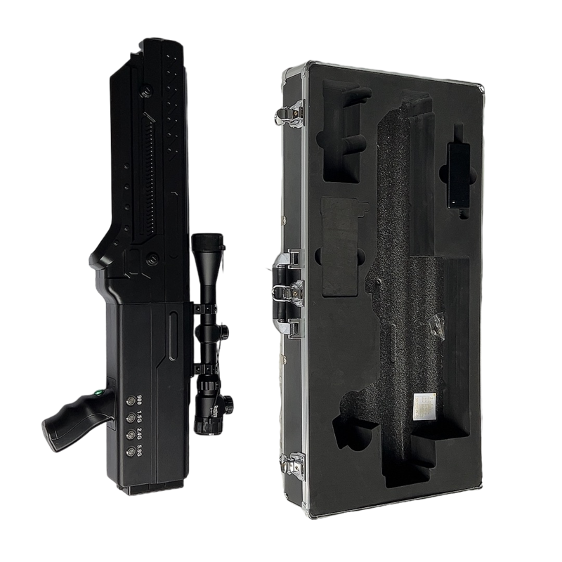  大埔手持便携式枪型低空防御反制四通道A型